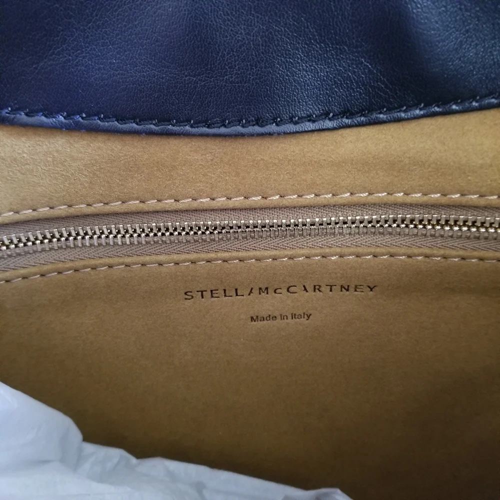 Stella McCartney Braided Hobo Shoulder Bag Black - Picture 10 of 12